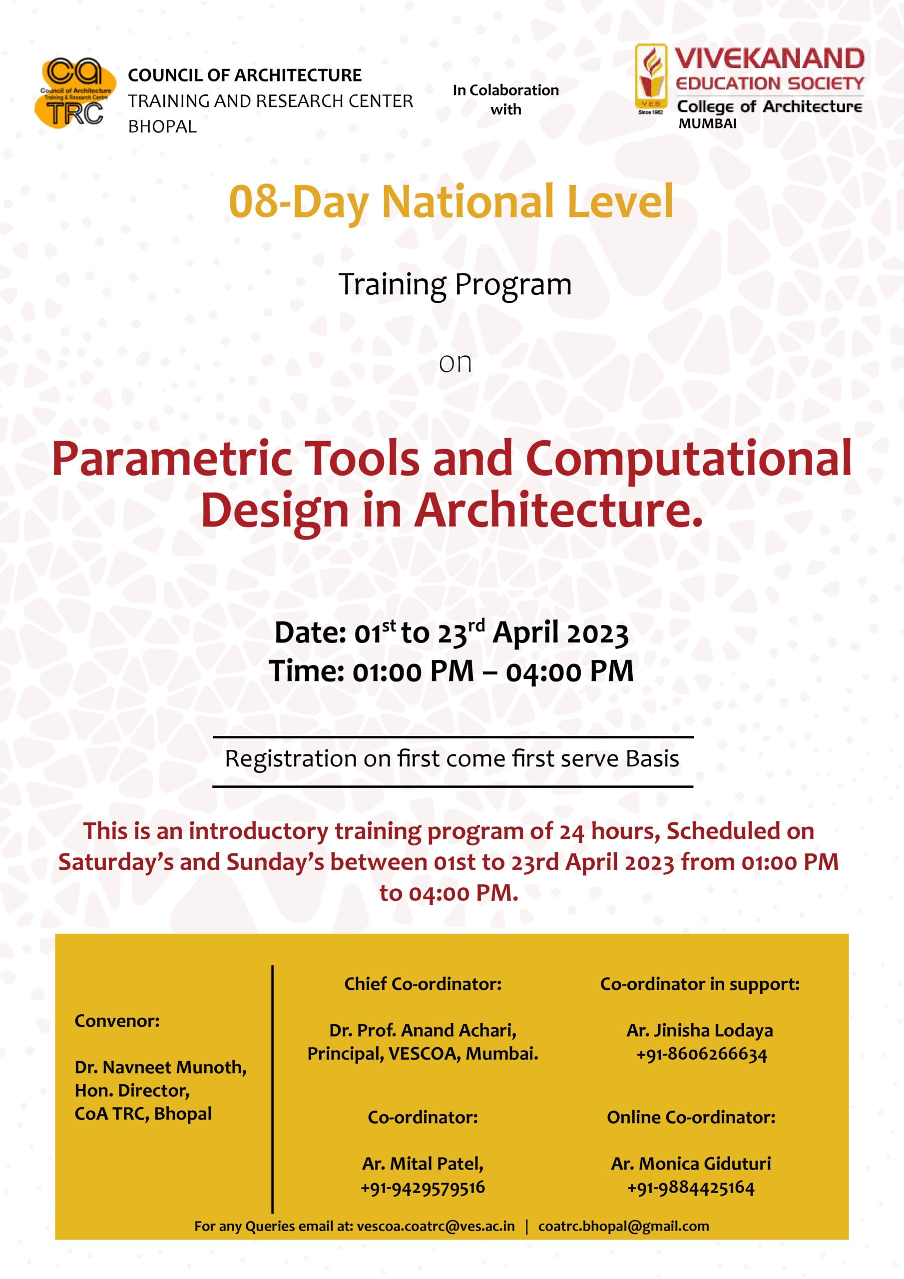 Parametric-Design-COA-TRC1