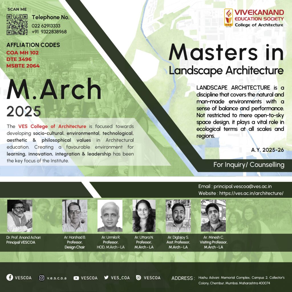 M.Arch Landscape Architecture
