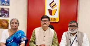 Dr. Prof. Anand Achari with Faculty Members at VES College of Architecture, Mumbai